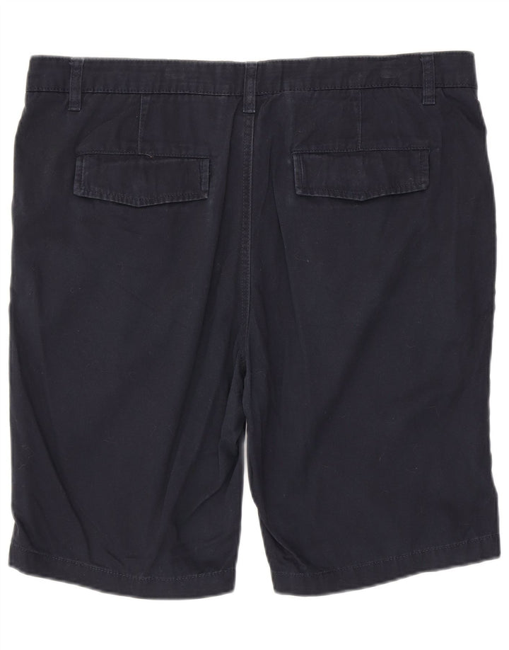Dack's Mens Regular Fit Chino Shorts IT 56 3XL W40  Navy Blue Cotton