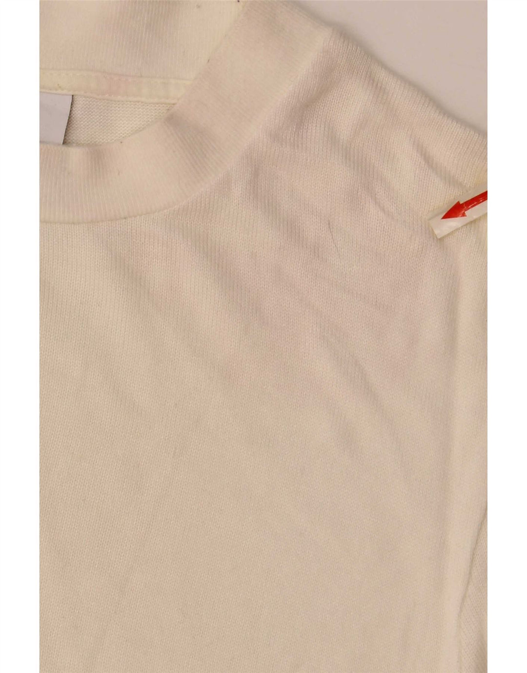 Zara Mens T-Shirt Top Medium Off White