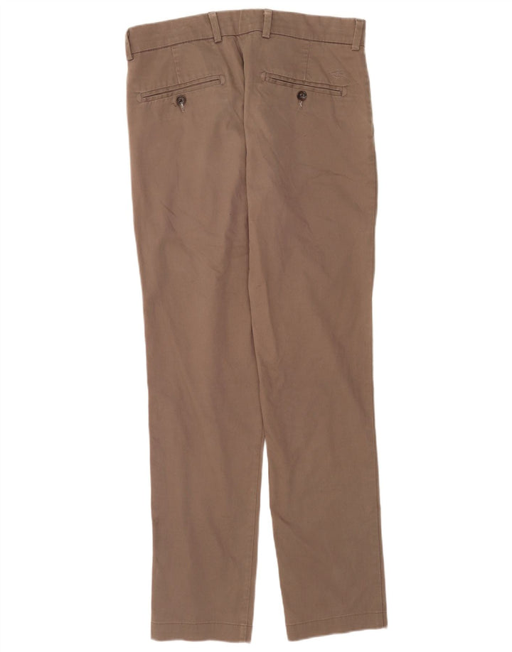 Dockers Mens Extra Sim Fit Chino Trousers W31 L31 Grey Cotton