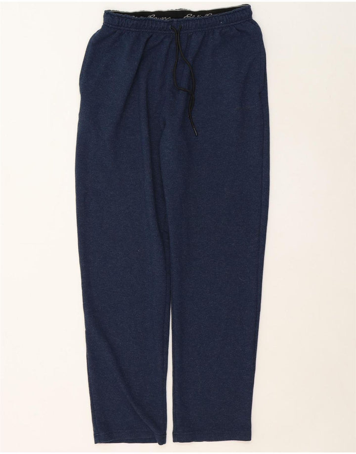 EDDIE BAUER Womens Tracksuit Trousers UK 14 Medium  Navy Blue Polyester Vintage Eddie Bauer and Second-Hand Eddie Bauer from Messina Hembry 