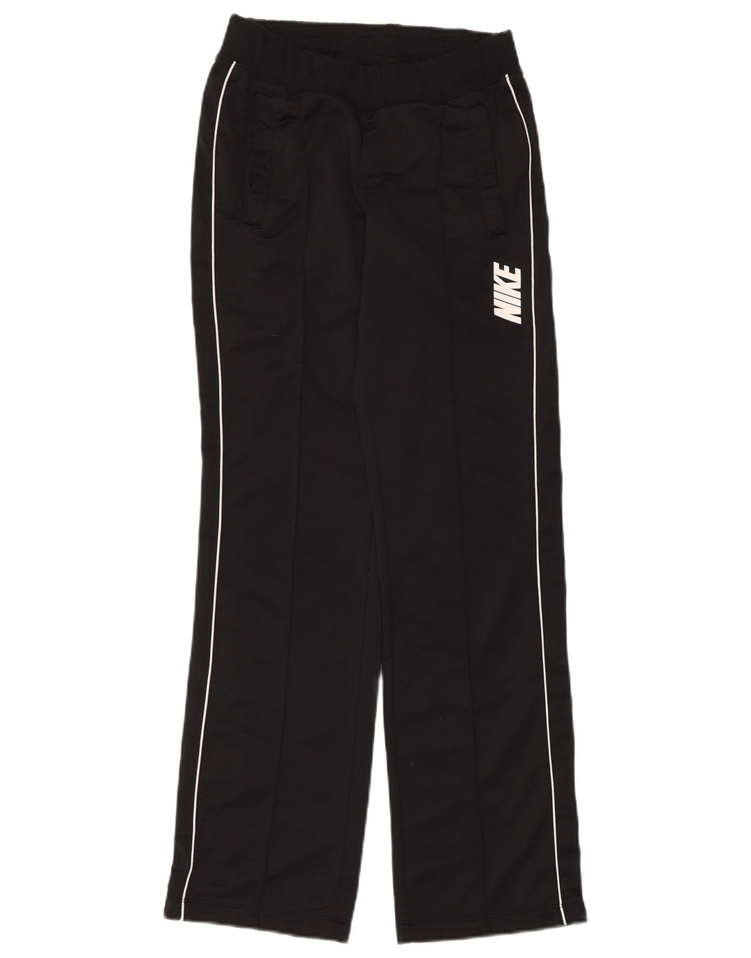 NIKE Womens Tracksuit Trousers UK 10 Small  Black Polyester