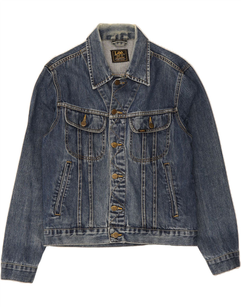 LEE Mens Denim Jacket UK 38 Medium Blue Cotton Vintage Lee and Second-Hand Lee from Messina Hembry 