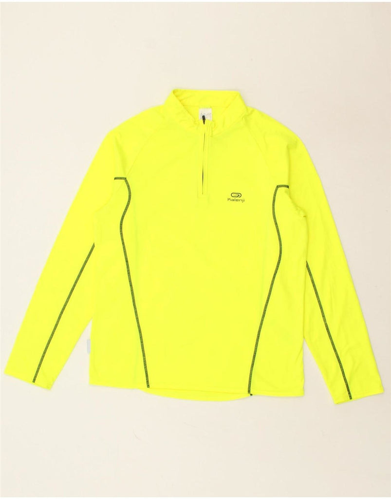 DECATHLON Mens Pullover Tracksuit Top Medium Yellow Polyester Vintage Decathlon and Second-Hand Decathlon from Messina Hembry 