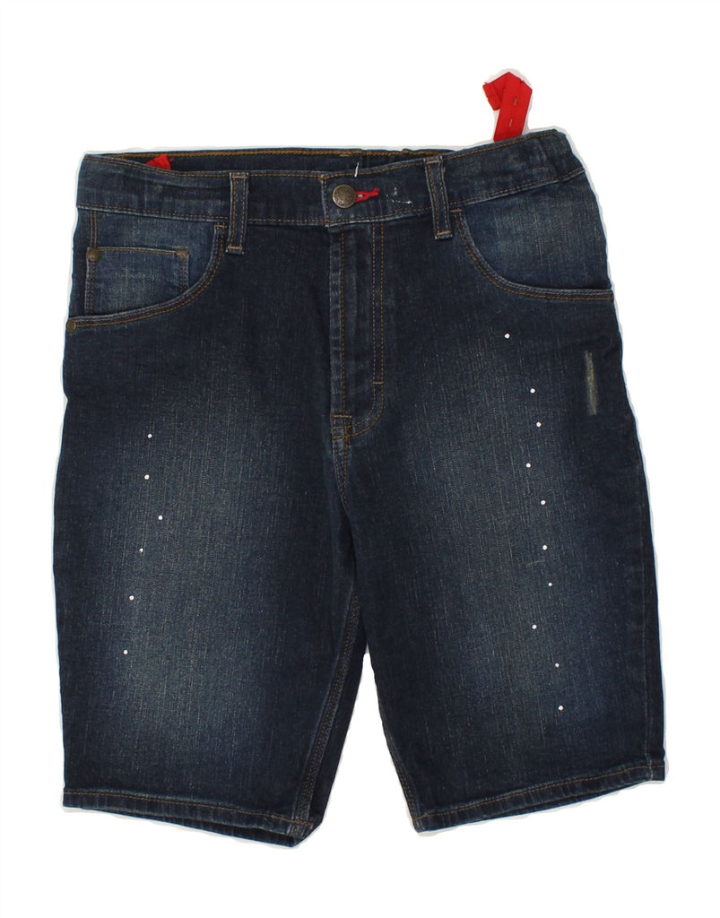 WRANGLER Girls Denim Shorts 15-16 Years W28  Navy Blue Cotton Vintage Wrangler and Second-Hand Wrangler from Messina Hembry 