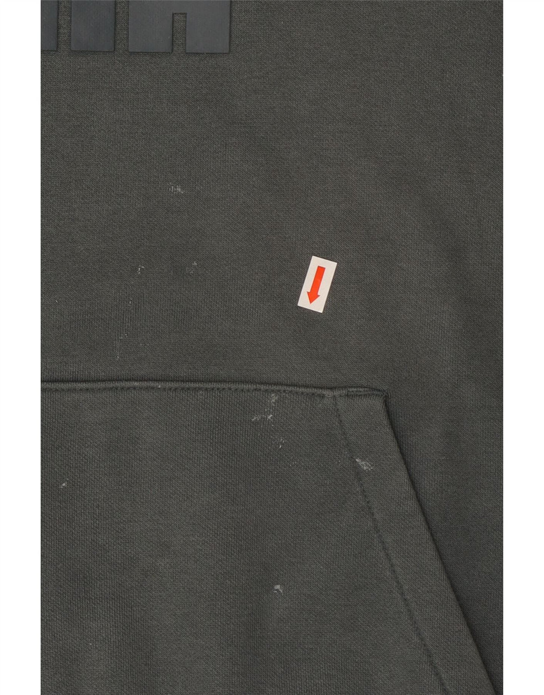 Puma Mens Graphic Hoodie Jumper XL Grey Cotton
