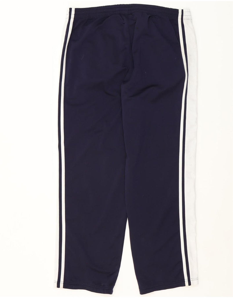 PUMA Mens Tracksuit Trousers Large Navy Blue Colourblock Polyester Vintage Puma and Second-Hand Puma from Messina Hembry 
