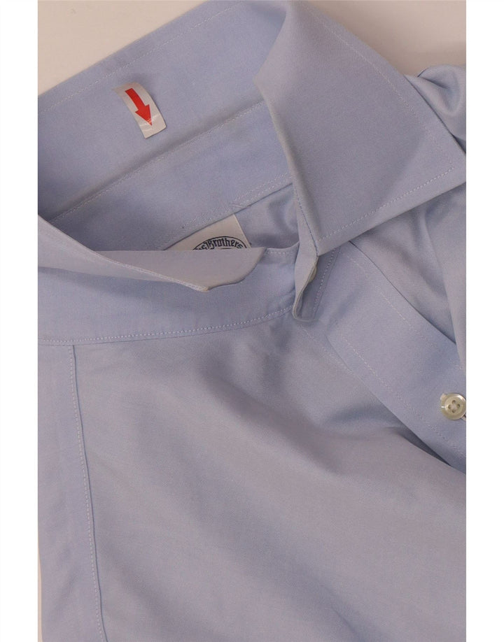 Brooks Brothers Mens Regent Shirt Size 15 1/2 Medium Blue Cotton