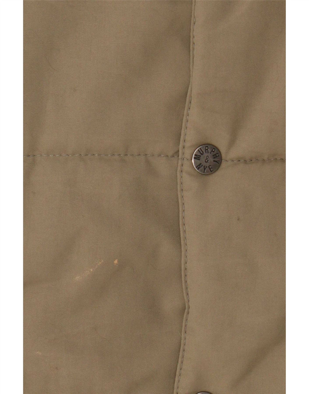 Murphy & Nye Mens Padded Gilet UK 38 Medium Khaki Polyamide