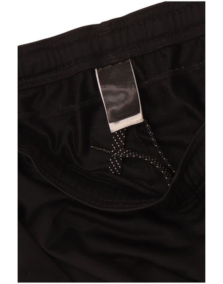 Adidas Mens Tracksuit Trousers UK 42/44 Large Black Polyester