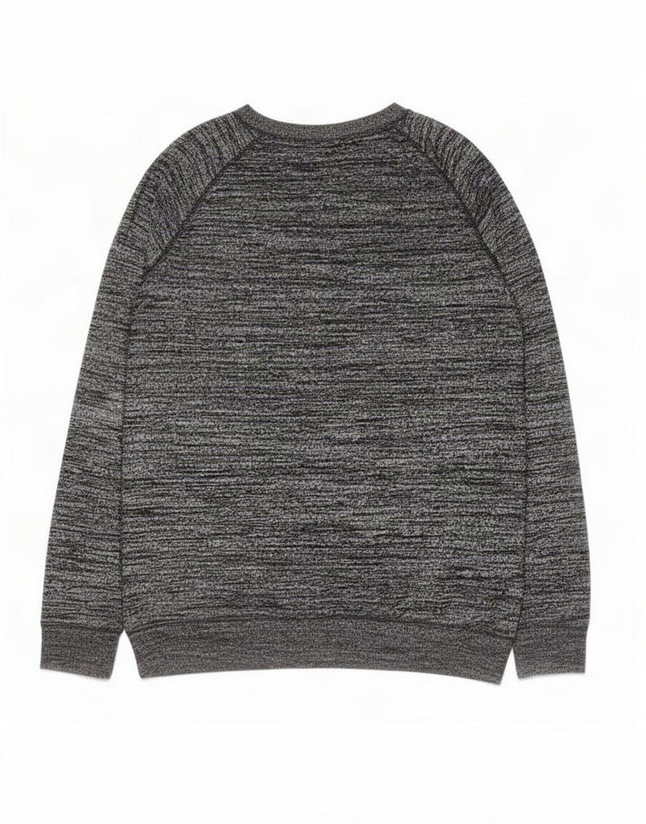 Gap Mens Top Long Sleeve Small Grey Flecked Polyester