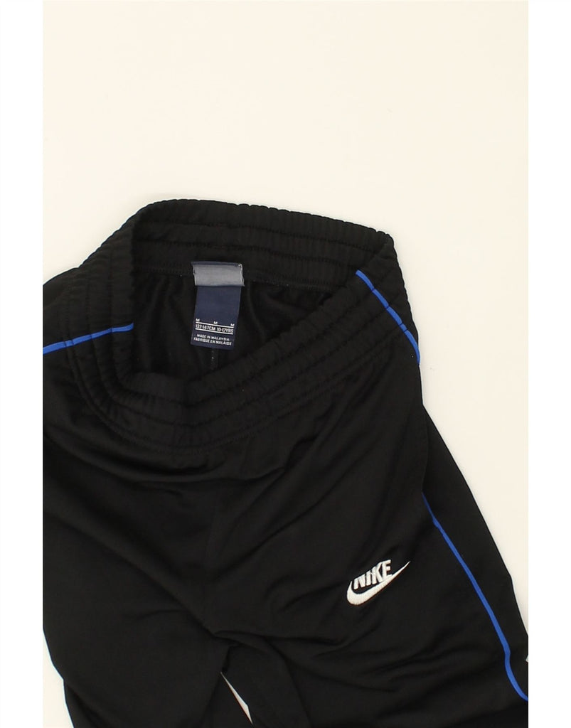 NIKE Boys Tracksuit Trousers Joggers 10-11 Years Medium Black | Vintage Nike | Thrift | Second-Hand Nike | Used Clothing | Messina Hembry 