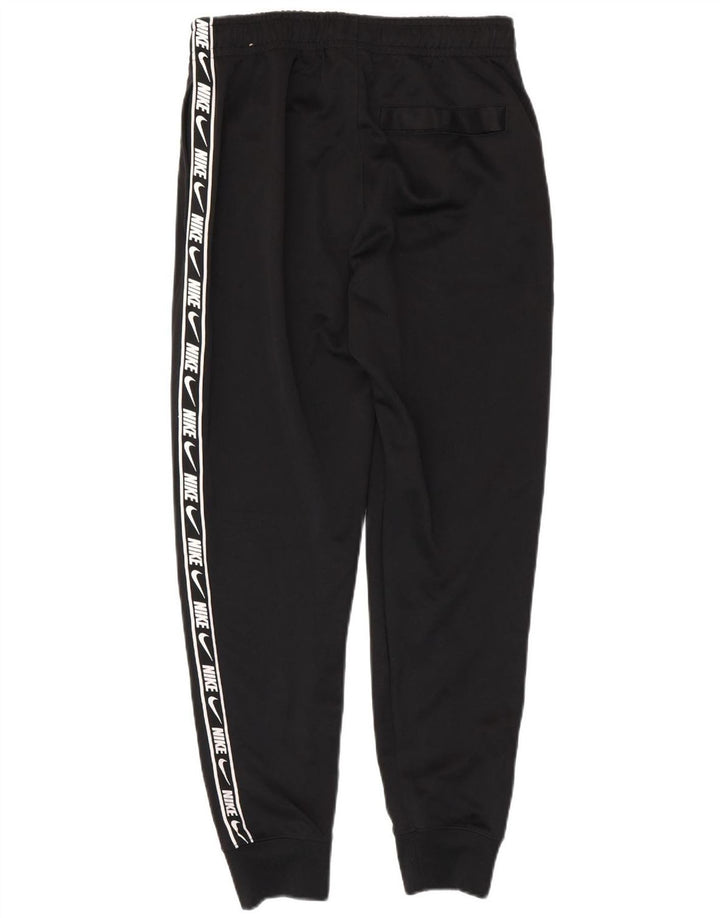 Nike Mens Dri Fit Graphic Tracksuit Trousers Joggers Small  Black Polyester