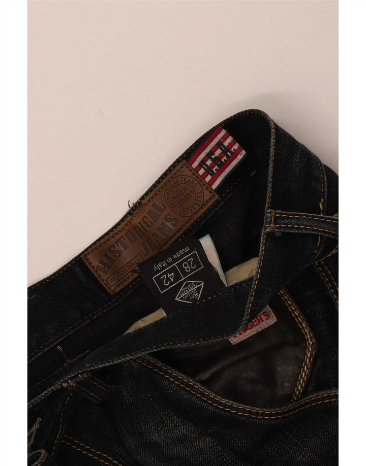 Roy Rogers Womens Distressed Slim Jeans W28 L26 Blue