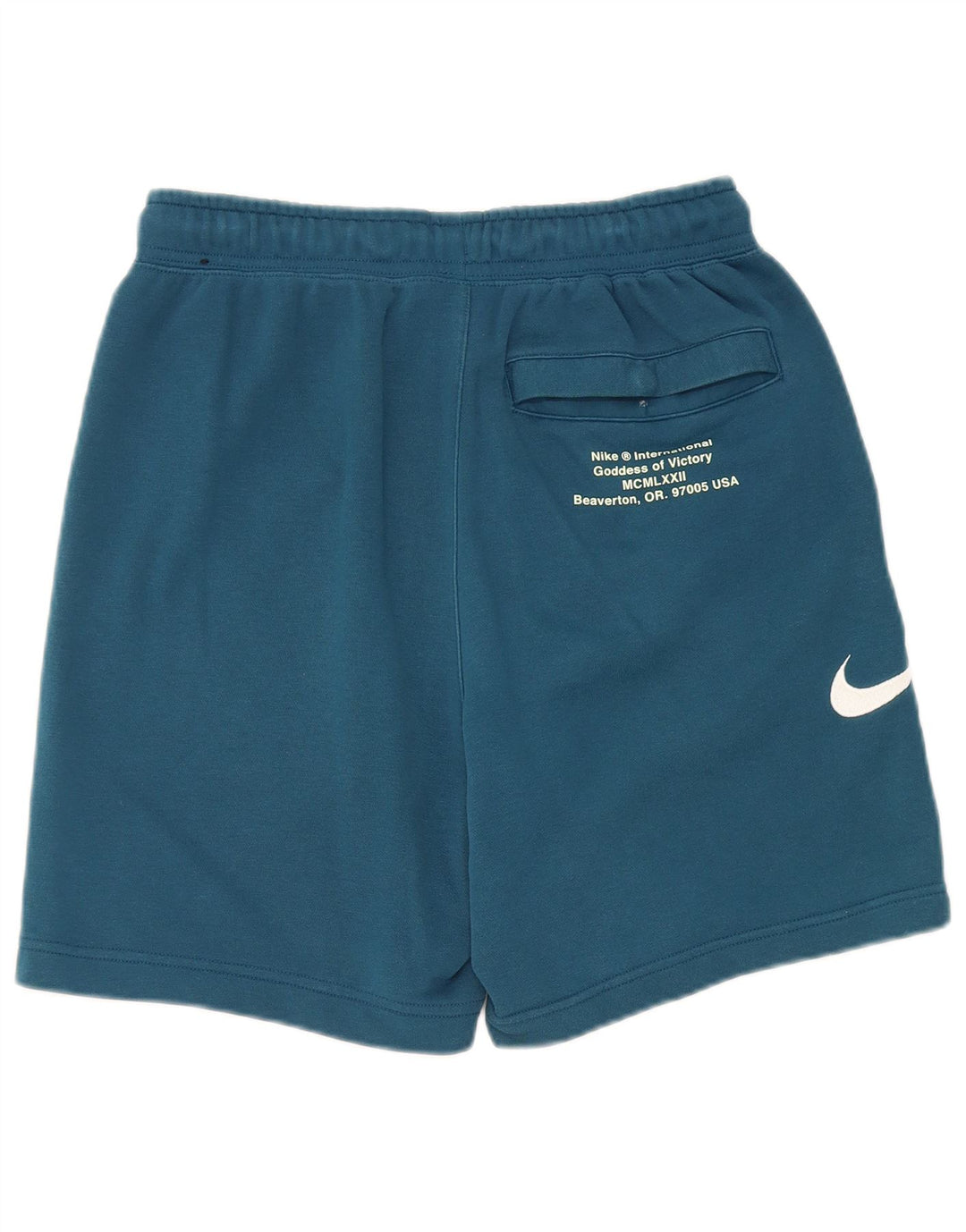 Nike Mens Graphic Sport Shorts Small Blue Cotton