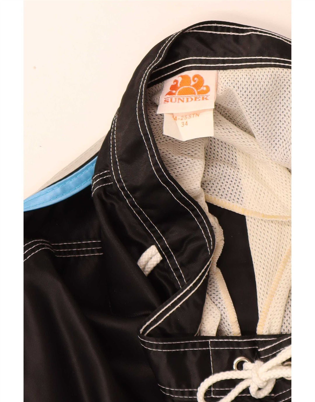 Sundek Mens Swimming Shorts Large Black Nylon