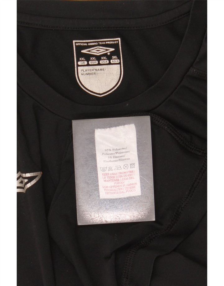 Umbro Mens Vest Top 2XL Black Polyester