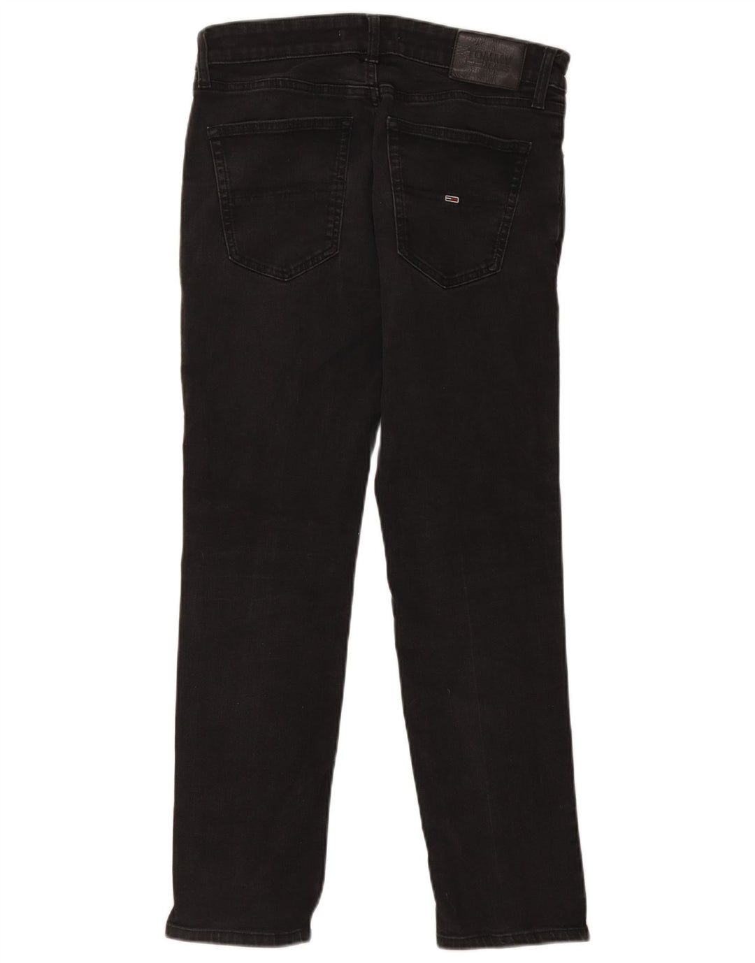 Tommy Hilfiger Mens Slim Jeans W32 L30 Black Cotton
