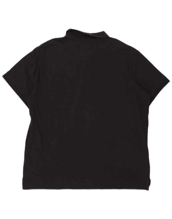 Nike Mens Polo Shirt 2XL Black Cotton
