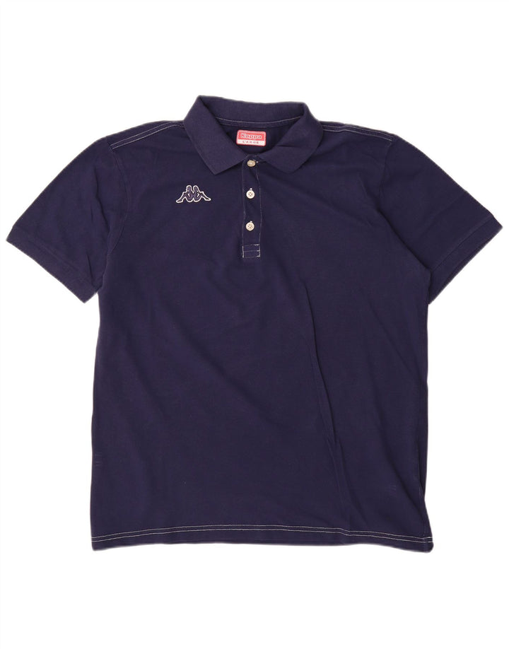 Kappa Mens Polo Shirt Large Navy Blue