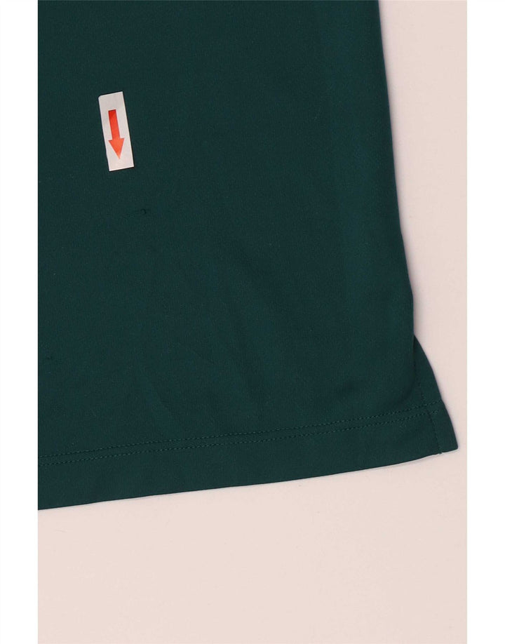 Adidas Mens Polo Shirt Large Green Polyester