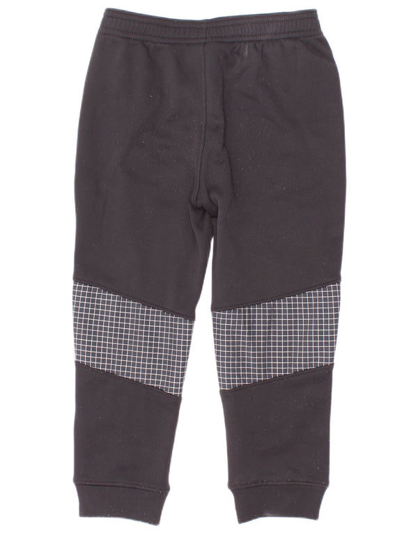 Under Armour Boys Tracksuit Trousers Joggers 2-3 Years Black Check
