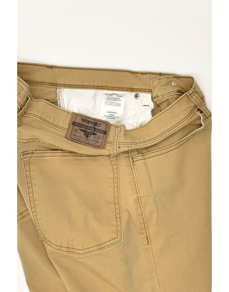 WRANGLER Mens Slim Straight Jeans W30 L32 Beige Cotton | Vintage Wrangler | Thrift | Second-Hand Wrangler | Used Clothing | Messina Hembry 