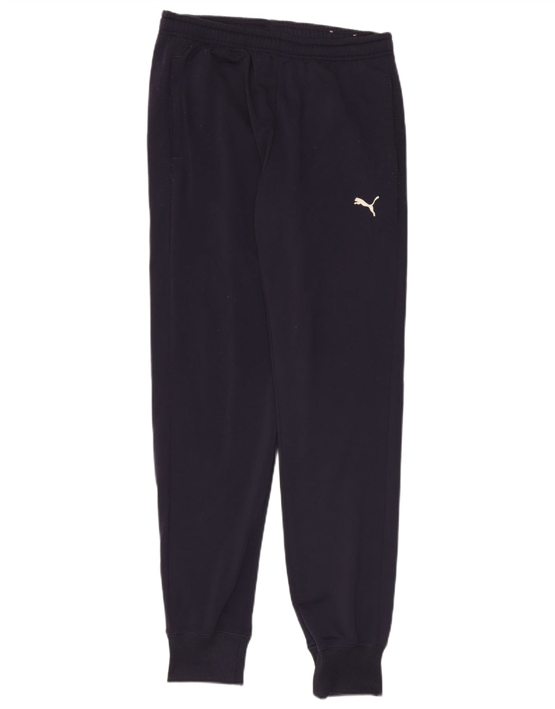 Puma Mens Tracksuit Trousers Joggers Medium  Navy Blue Polyester