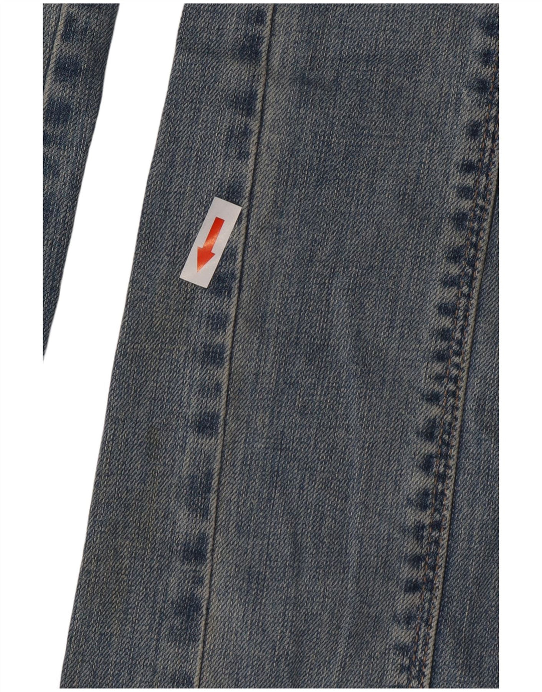 Calvin Klein Womens Straight Jeans W29 L35 Blue Cotton
