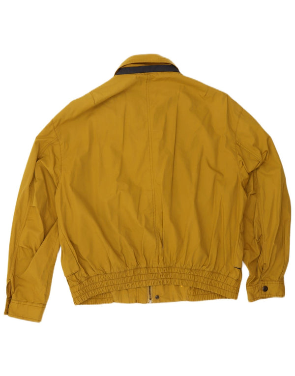 Vintage Mens Bomber Jacket UK 40 Large Yellow