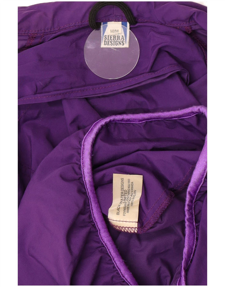 Sierra Designs Womens Hooded Anorak Jacket UK 14 Medium Purple Nylon