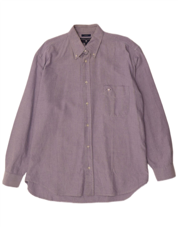 GOOSE & GANDER Mens Shirt IT 52 Large Purple