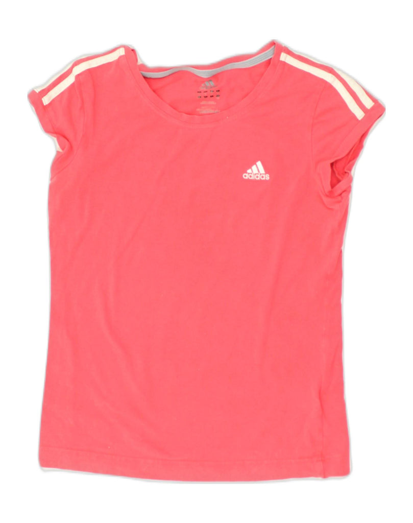 ADIDAS Womens T-Shirt Top UK 10 Small Pink | Vintage Adidas | Thrift | Second-Hand Adidas | Used Clothing | Messina Hembry 