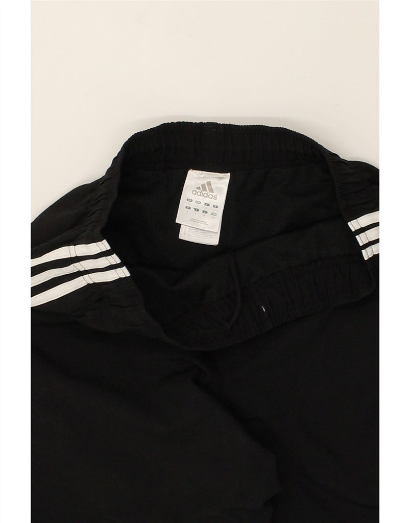 ADIDAS Mens Sport Shorts Small Black Polyester | Vintage Adidas | Thrift | Second-Hand Adidas | Used Clothing | Messina Hembry 