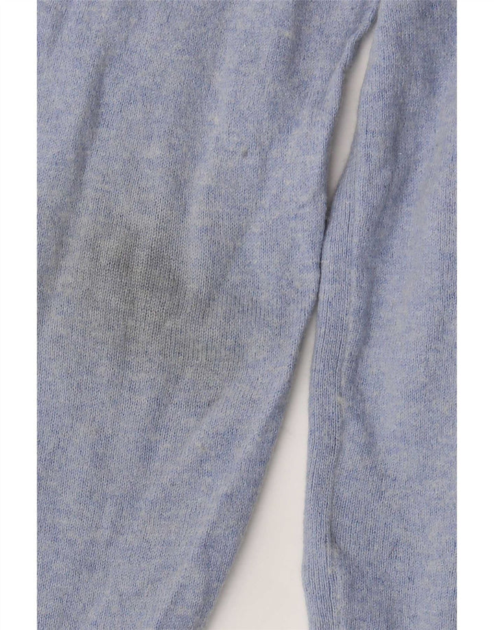 Levi's Womens V-Neck Jumper Sweater UK 16 Large Blue Cotton