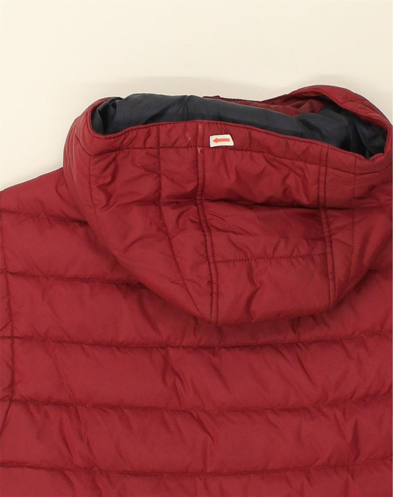 JACK WILLS Mens Hooded Padded Gilet UK 36 Small Red | Vintage Jack Wills | Thrift | Second-Hand Jack Wills | Used Clothing | Messina Hembry 