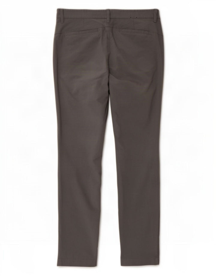 Adidas Mens Slim Chino Trousers W32 L29 Grey Polyester