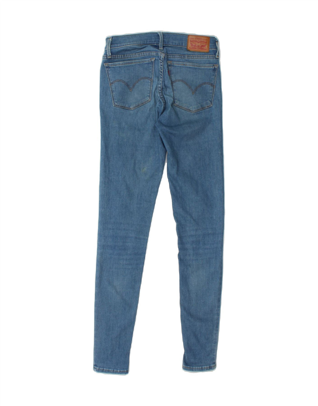 LEVI'S Womens 710 Super Skinny Jeans W26 L32 Blue Vintage Levi's and Second-Hand Levi's from Messina Hembry 