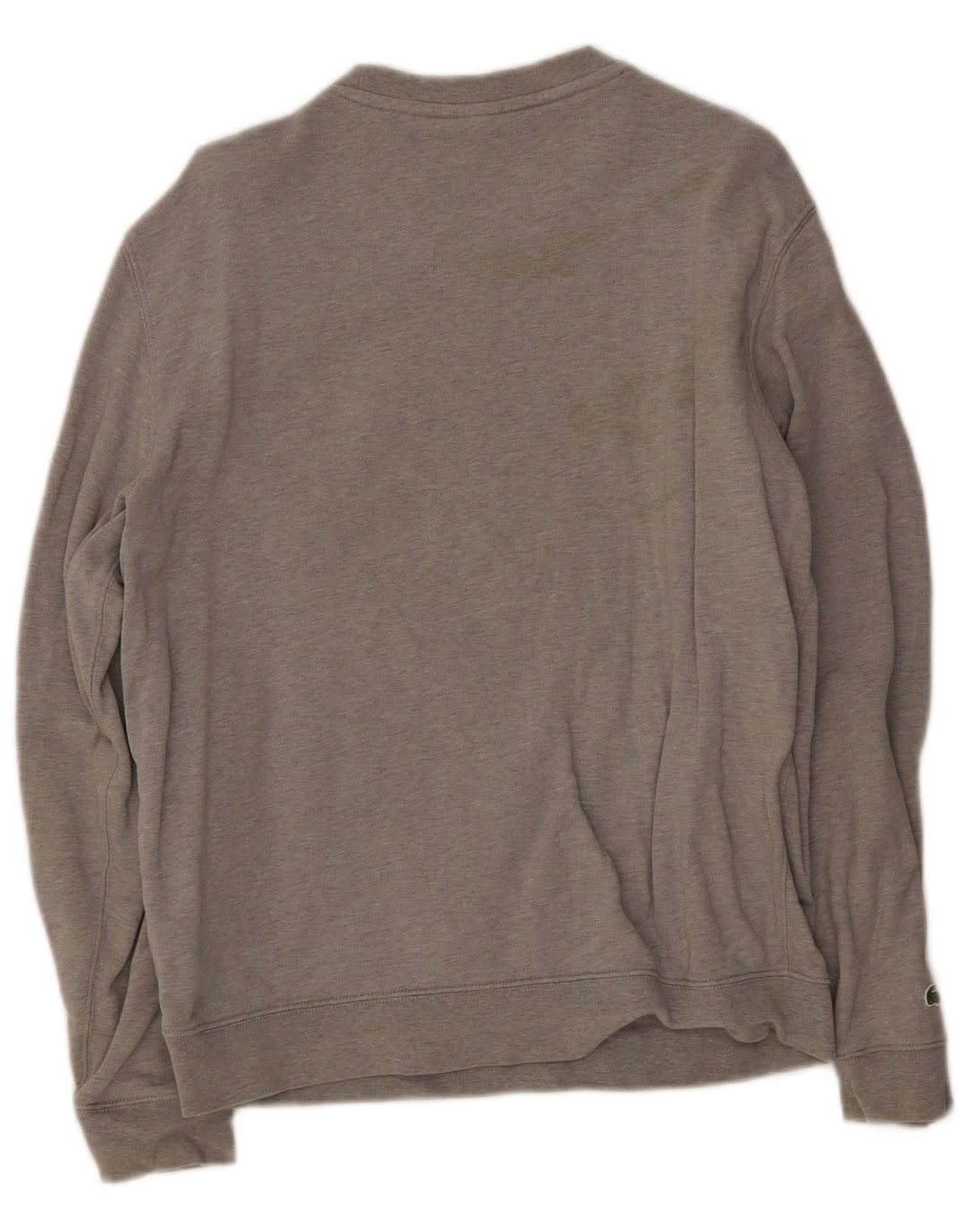 Lacoste Mens Graphic Sweatshirt Jumper Size 5 Large Grey Cotton