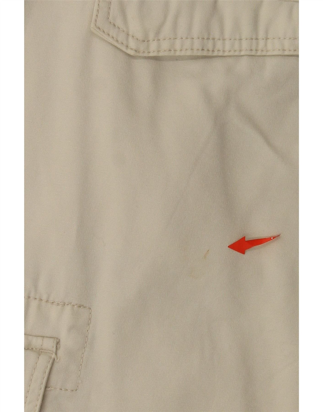 Fila Mens Cargo Shorts Large W34  Off White Cotton