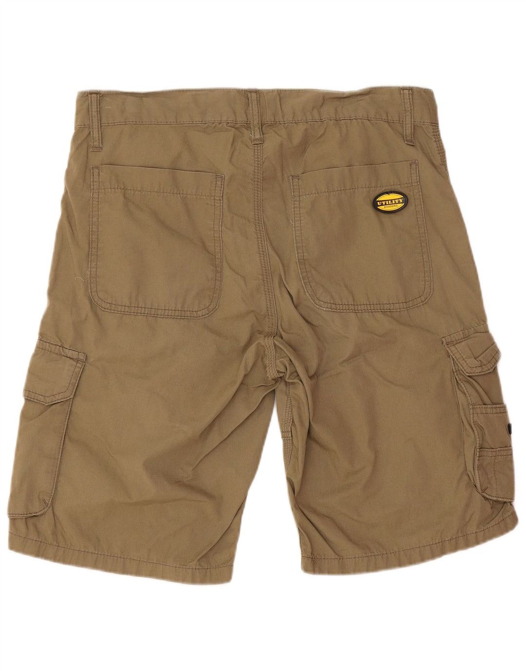 Diadora Mens Cargo Shorts Medium W32 Khaki Cotton