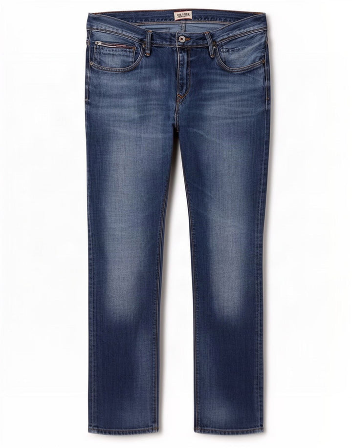 Tommy Hilfiger Mens Slim Jeans W38 L30 Blue