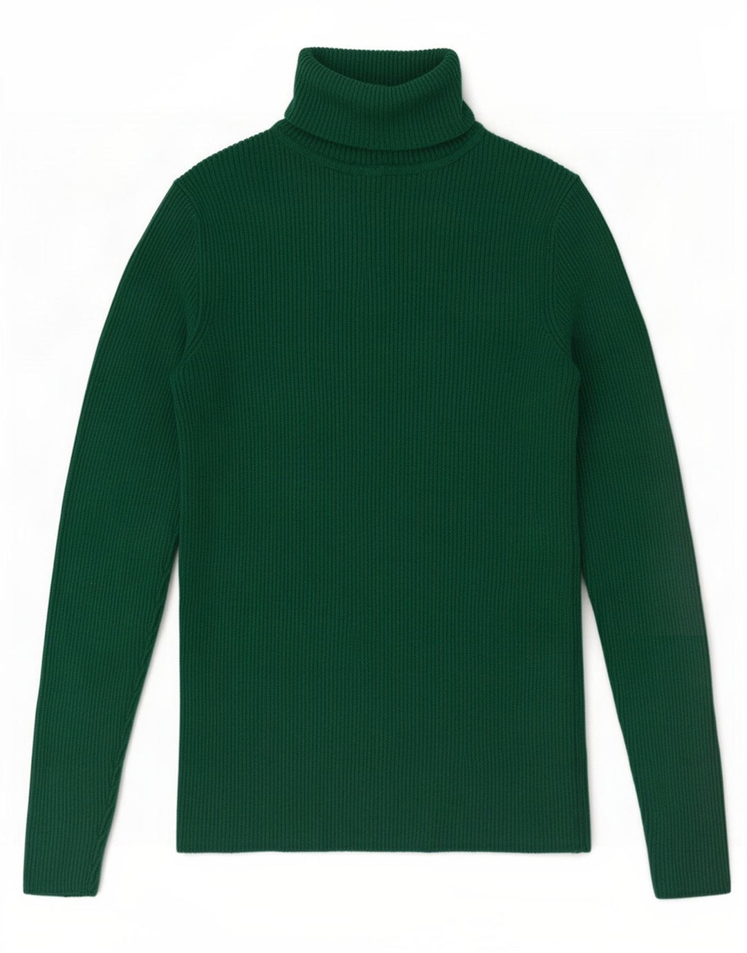 Marks & Spencer Womens Roll Neck Jumper Sweater UK 10 Small Green Viscose