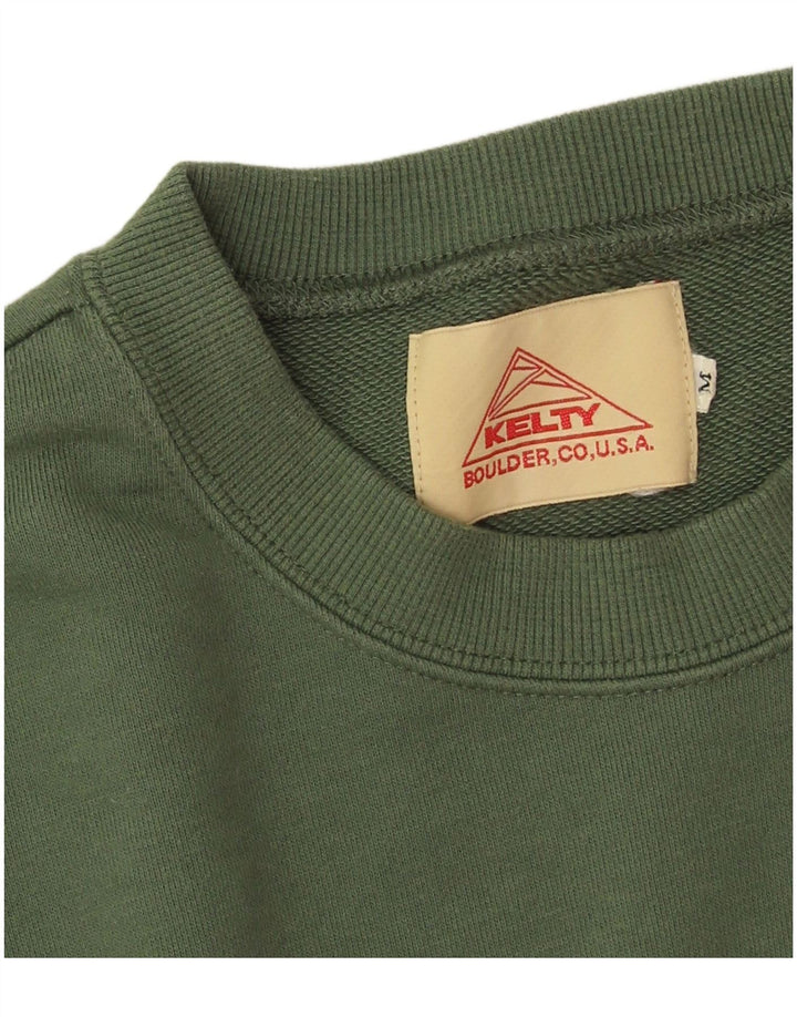 Kelty Mens Sweatshirt Jumper Medium Green