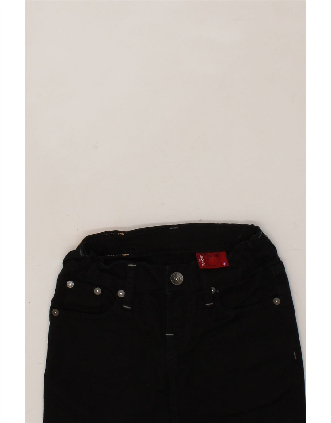 LEVI'S Girls Straight Jeans 7-8 Years W22 L23 Black Vintage Levi's and Second-Hand Levi's from Messina Hembry 