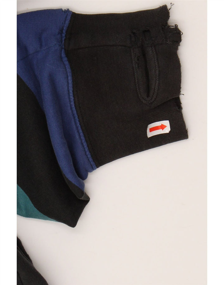 VANS Mens Zip Hoodie Sweater Medium Multicoloured Striped