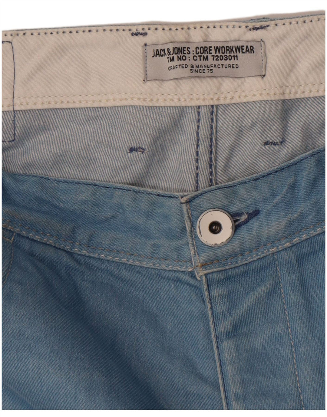 Jack & Jones Mens Boxy Loose Jeans W34 L34 Blue