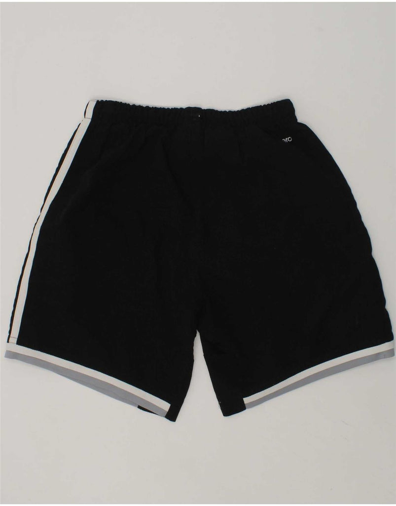 ADIDAS Boys Graphic Sport Shorts 9-10 Years Medium Black Polyester Vintage Adidas and Second-Hand Adidas from Messina Hembry 