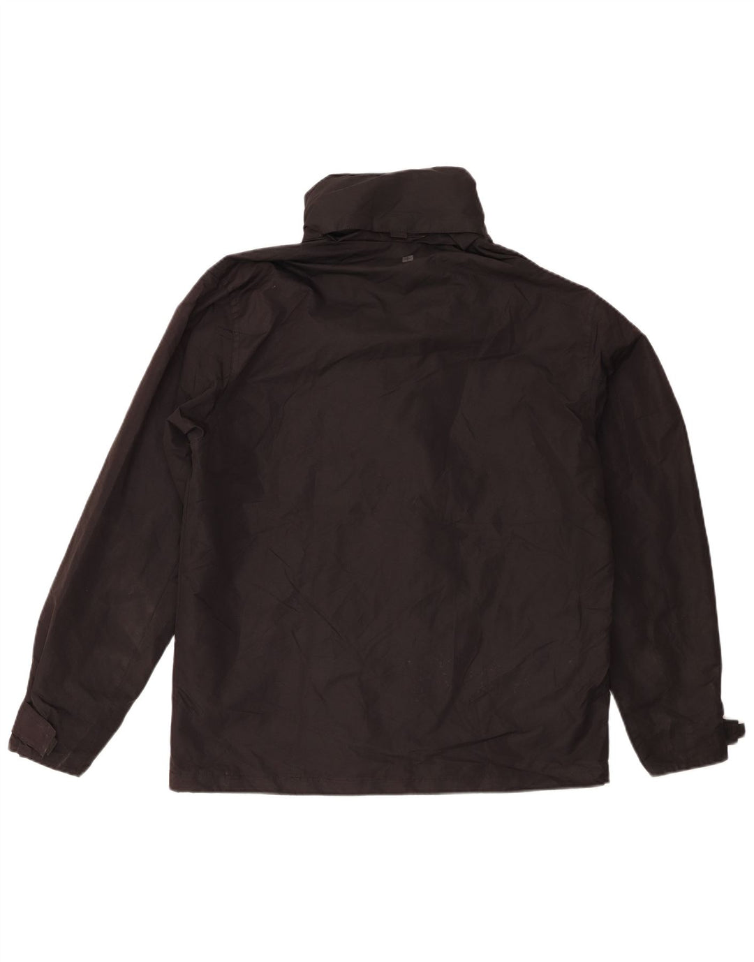 Mountain Warehouse Mens Hooded Rain Jacket UK 36 Small Black Polyester