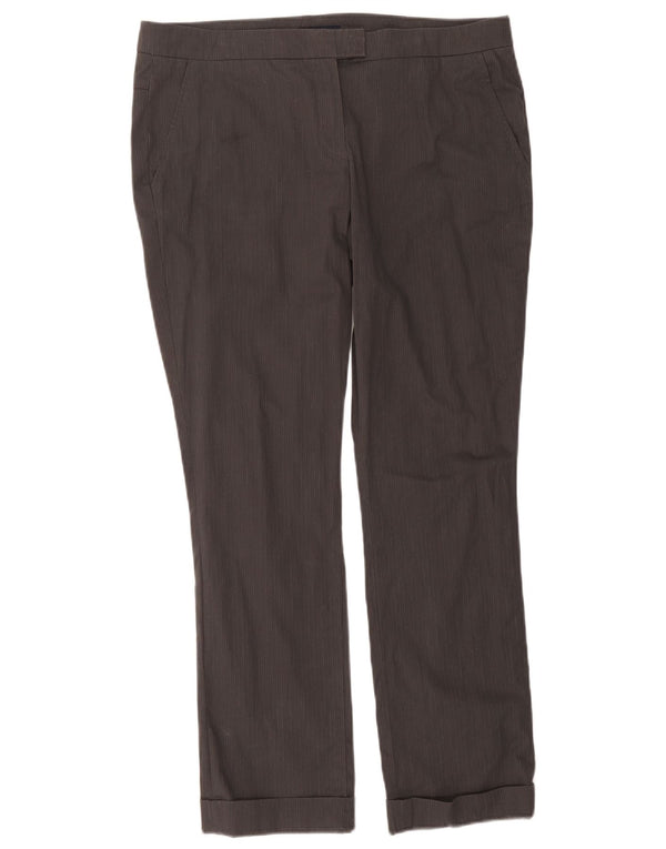 Tommy Hilfiger Womens Slim Suit Trousers US 14 XL W38 L28 Grey Cotton