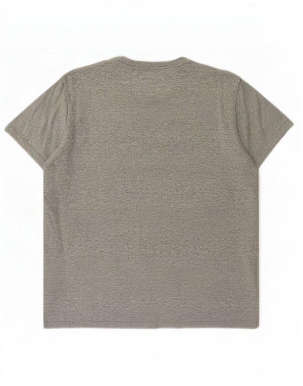Tommy Hilfiger Mens T-Shirt Top Medium Grey Flecked Cotton